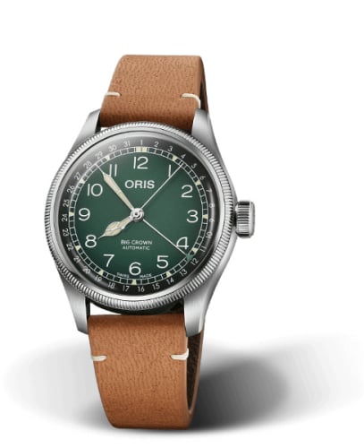 Oris Big Crown Pointer Date Cervo Volante / Green