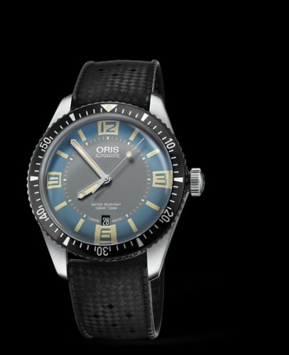 Oris Divers Sixty-Five 40 Stainless Steel / Deauville Blue / Rubber