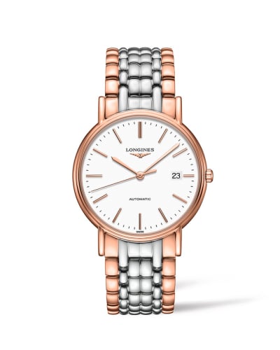 Longines Presence 38.5 Automatic PVD Red / White / Bracelet