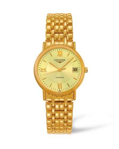 Longines Presence 34.5 Automatic Yellow