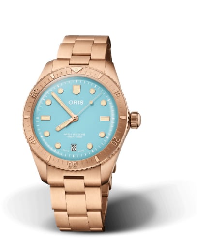 Oris Divers Sixty-Five 38 Cotton Candy Sky Blue / Bracelet