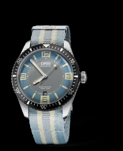 Oris Divers Sixty-Five 40 Stainless Steel / Deauville Blue / NATO