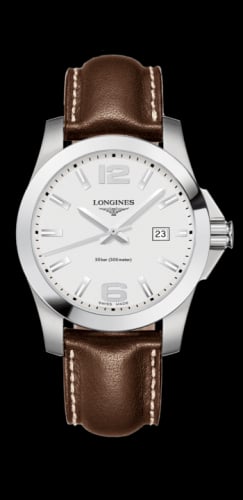 Longines Conquest Quartz 41 Stainless Steel / Silver / Strap