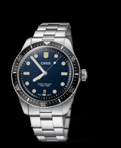 Oris Divers Sixty-Five 40 Stainless Steel / Blue / Bracelet