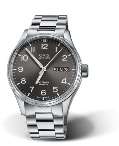 Oris Big Crown ProPilot Big Day Date Stainless Steel / Grey / Bracelet
