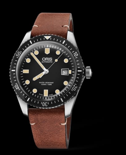 Oris Divers Sixty-Five 42 Stainless Steel / Black / Calf