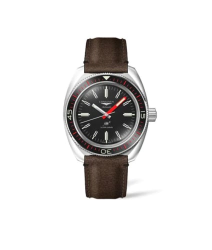 Longines Ultra-Chron Diver Stainless Steel / Black / Strap