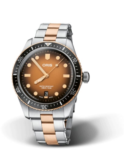 Oris Divers Sixty-Five 40 Stainless Steel / Bronze / Brown / Bracelet