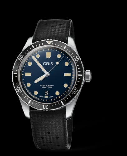 Oris Divers Sixty-Five 40 Stainless Steel / Blue / Rubber