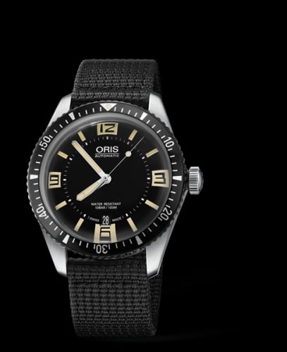 Oris Divers Sixty-Five 40 Stainless Steel / Black / Textile