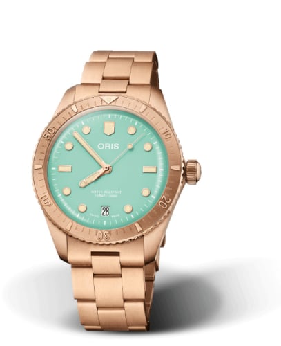 Oris Divers Sixty-Five 38 Cotton Candy Wild Green / Bracelet