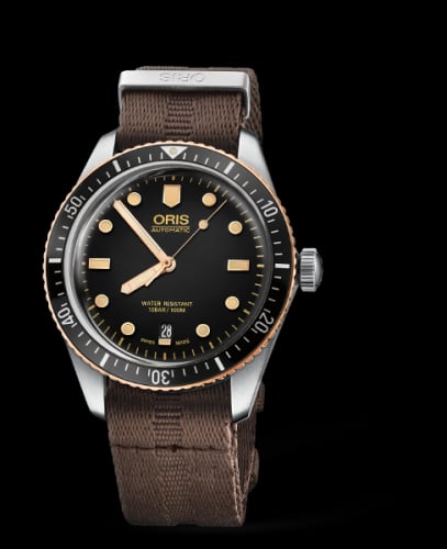 Oris Divers Sixty-Five 40 Stainless Steel / Bronze / Black / Nato
