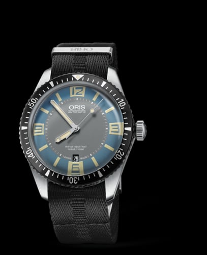 Oris Divers Sixty-Five 40 Stainless Steel / Deauville Blue / NATO