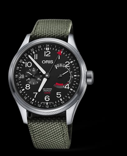 Oris Big Crown ProPilot Calibre 114 Stainless Steel / Black / Textile