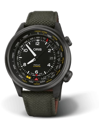 Oris ProPilot Altimeter Carbon / Feet