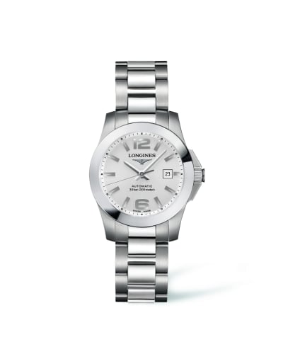 Longines Conquest 29.5 Automatic Stainless Steel Silver