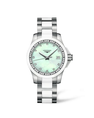 Longines Conquest 35 Quartz Ceramic Diamond