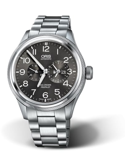 Oris Big Crown ProPilot Worldtimer Stainless Steel / Grey / Bracelet