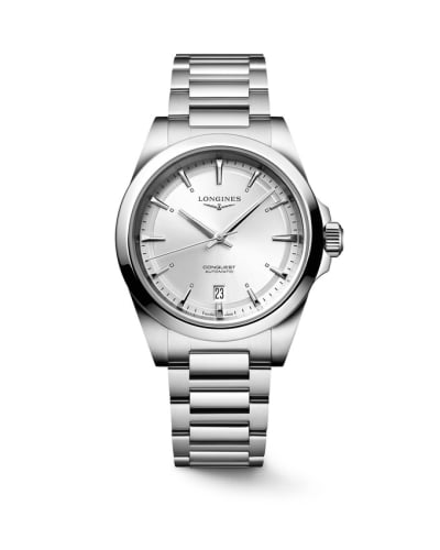 Longines Conquest 38 Stainless Steel / Silver / Bracelet