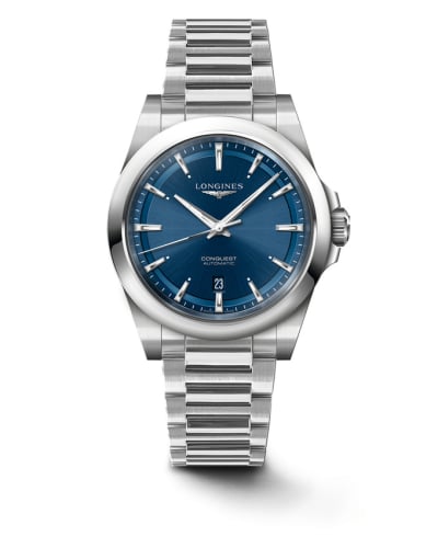 Longines Conquest 41 Stainless Steel / Blue / Bracelet