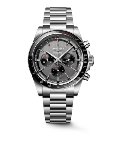 Longines Conquest Chronograph 42 Stainless Steel / Grey / Ski Edition