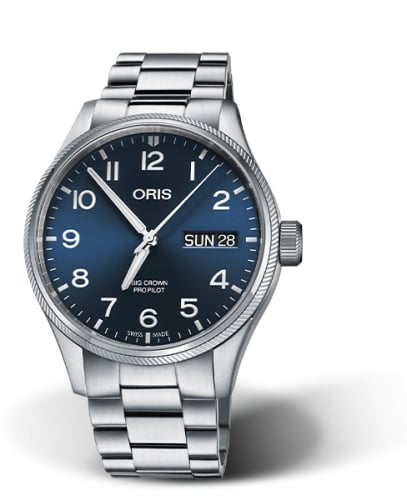 Oris Big Crown ProPilot Big Day Date Stainless Steel / Blue / Bracelet