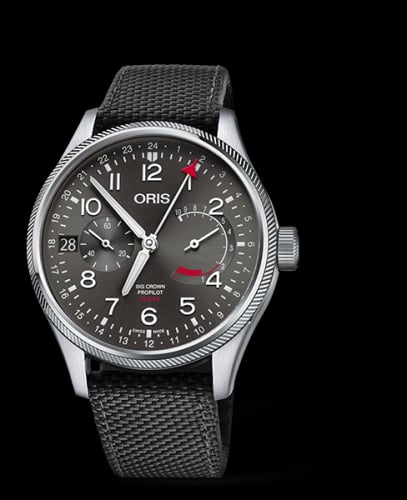 Oris Big Crown ProPilot Calibre 114 Stainless Steel / Grey / Textile