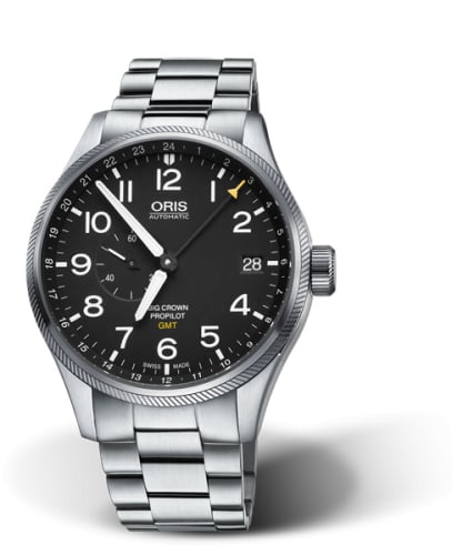 Oris Big Crown ProPilot GMT Stainless Steel / Black / Bracelet