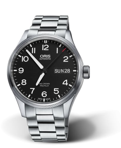Oris Big Crown ProPilot Big Day Date Stainless Steel / Black / Bracelet