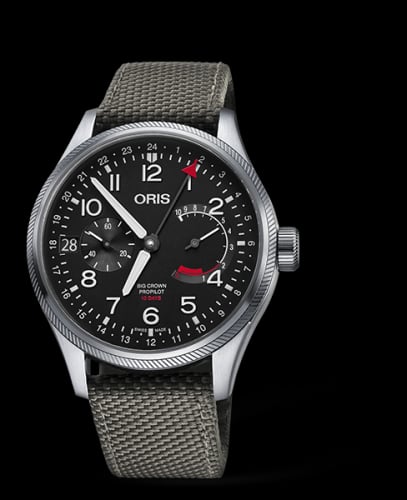 Oris Big Crown ProPilot Calibre 114 Stainless Steel / Black / Textile