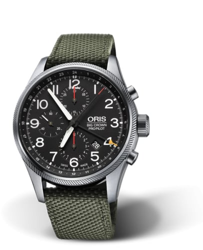 Oris Big Crown ProPilot Chronograph GMT Stainless Steel / Black