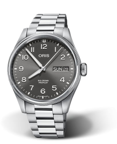 Oris Big Crown ProPilot Big Day Date Stainless Steel / Grey / Bracelet