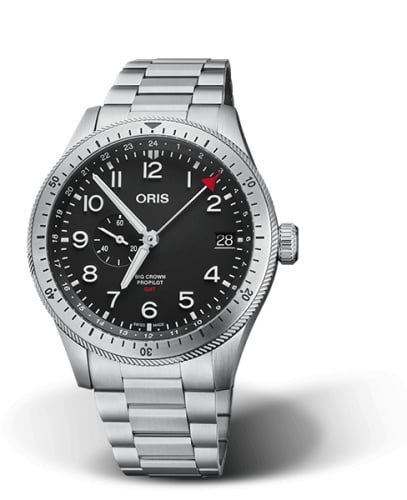 Oris Big Crown ProPilot Timer GMT Stainless Steel / Black / Bracelet