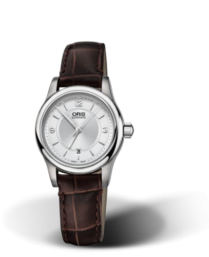Oris Classic Date Lady 28.5 Stainless Steel / Silver