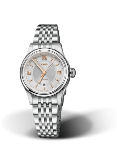 Oris Classic Date Lady 28.5 Stainless Steel / Silver / Bracelet