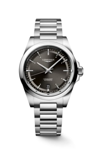 Longines Conquest 38 Stainless Steel / Black / Bracelet