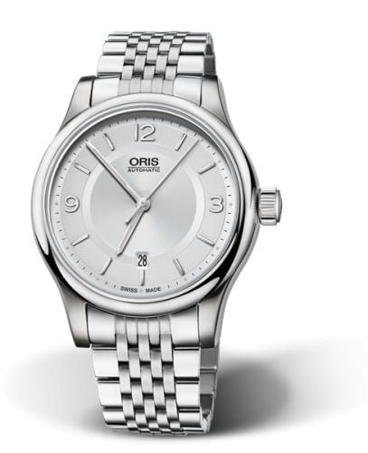 Oris Classic Date 42 Stainless Steel / Silver / Bracelet