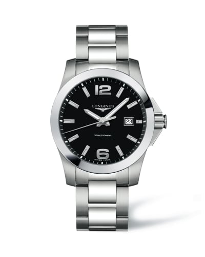 Longines Conquest Quartz 41mm Black