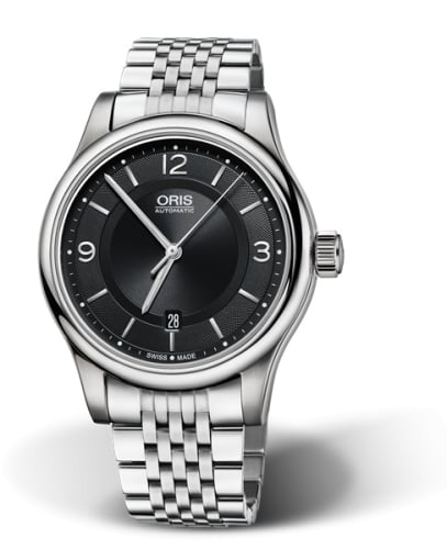 Oris Classic Date 42 Stainless Steel / Black / Bracelet