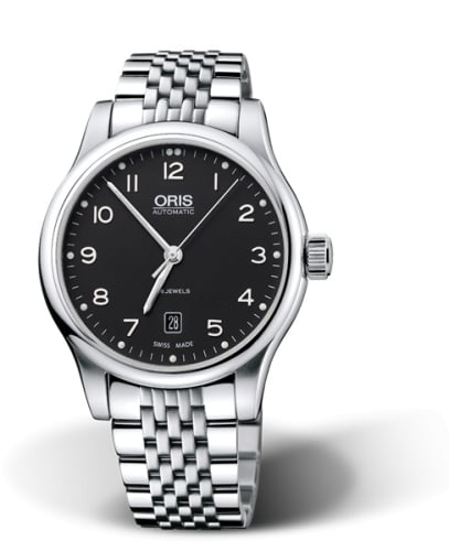 Oris Classic Date 42 Stainless Steel / Black / Bracelet