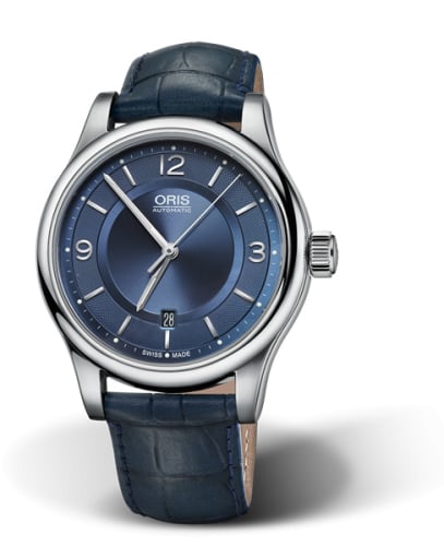 Oris Classic Date 42 Stainless Steel / Blue