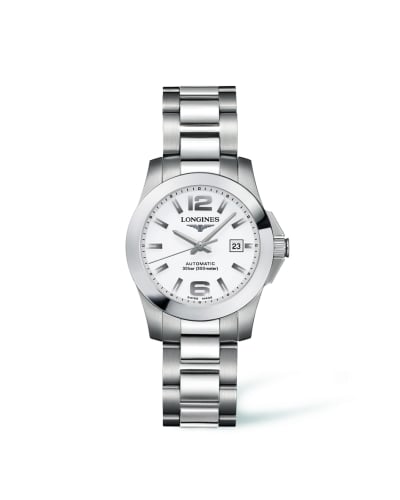 Longines Conquest 29.5 Automatic Stainless Steel White