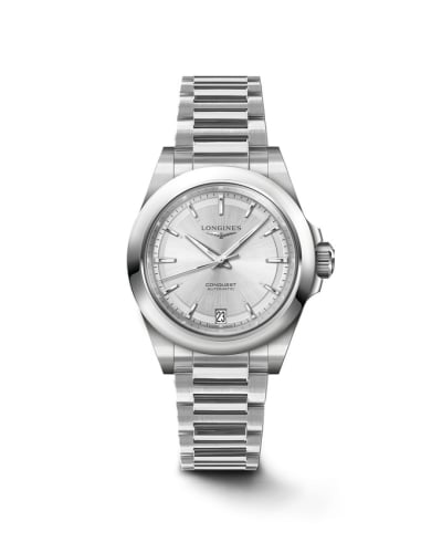 Longines Conquest 34 Stainless Steel / Silver / Bracelet