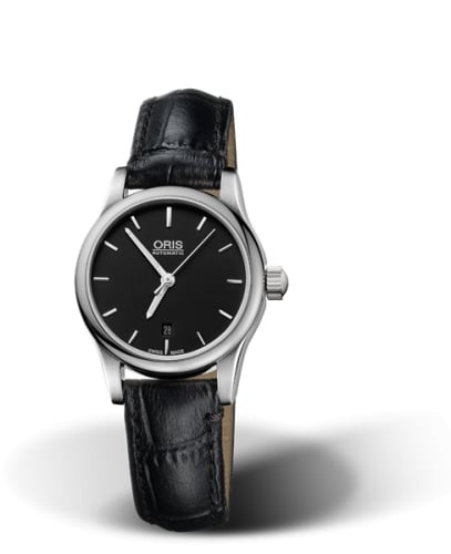 Oris Classic Date Lady 28.5 Stainless Steel / Black