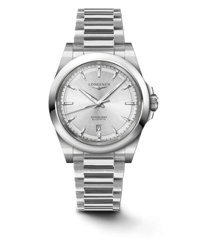 Longines Conquest 41 Stainless Steel / Silver / Bracelet