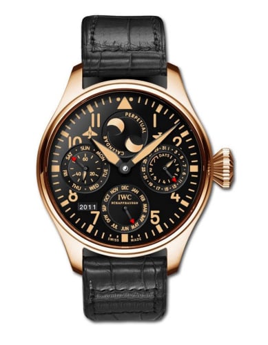 IWC Schaffhausen Big Pilot Perpetual Calendar Red Gold / Black / Boutique 2011