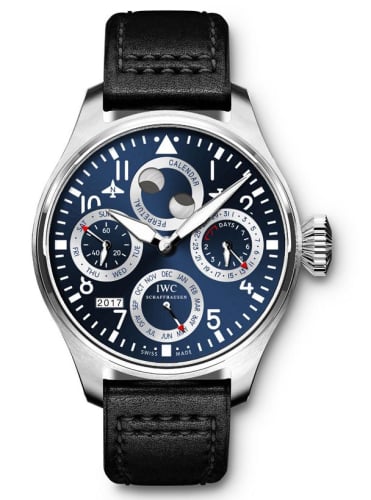 IWC Schaffhausen Big Pilot's Watch Perpetual Calendar Laureus Italia Onlus