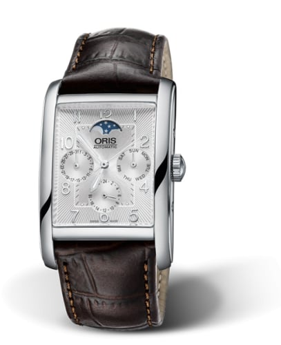 Oris Rectangular Complication Stainless Steel / Silver - Arabic
