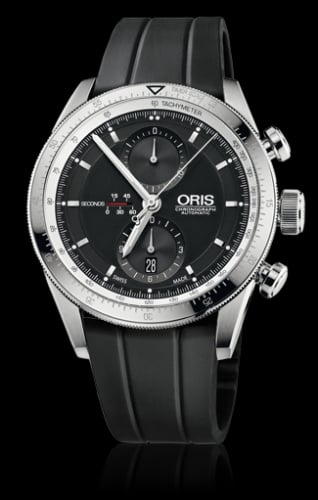 Oris Artix GT Chronograph Stainless Steel / Black / Rubber