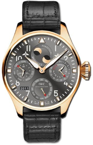 IWC Schaffhausen Big Pilot Perpetual Calendar Red Gold / Ardoise / Latin America